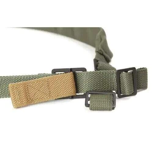Blue Force Vickers Padded 2-Point Combat Rifle Sling OD GREEN # VCAS-200-OA-OD