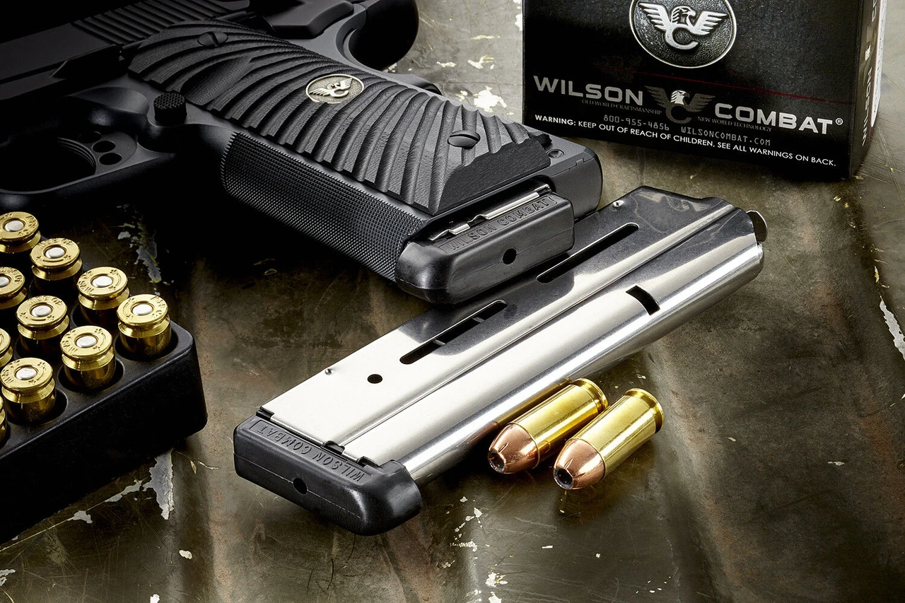 Pair Wilson Combat 1911 Magazines for .40 S&W, 9 Round, Full Size NEW! # 47FX