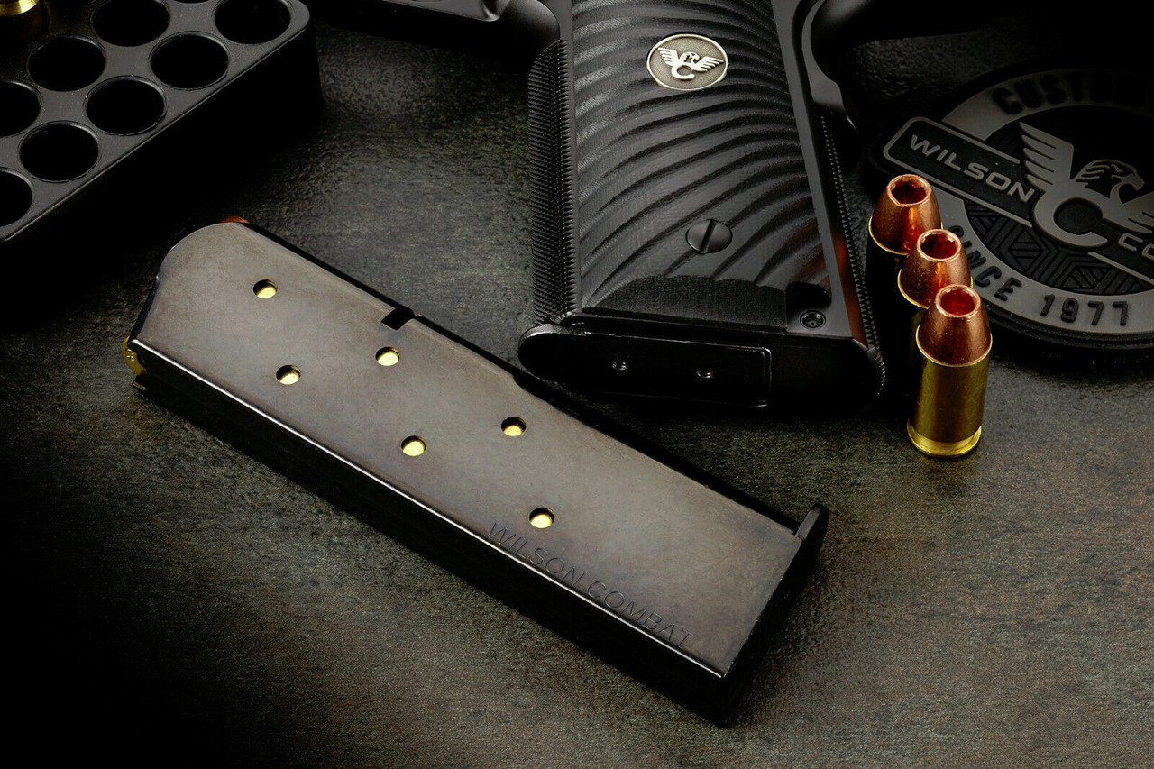 Wilson Combat PAIR 920 Series 1911 Full-Size 7-Round .45 ACP Mags BLK 920-45FS7B