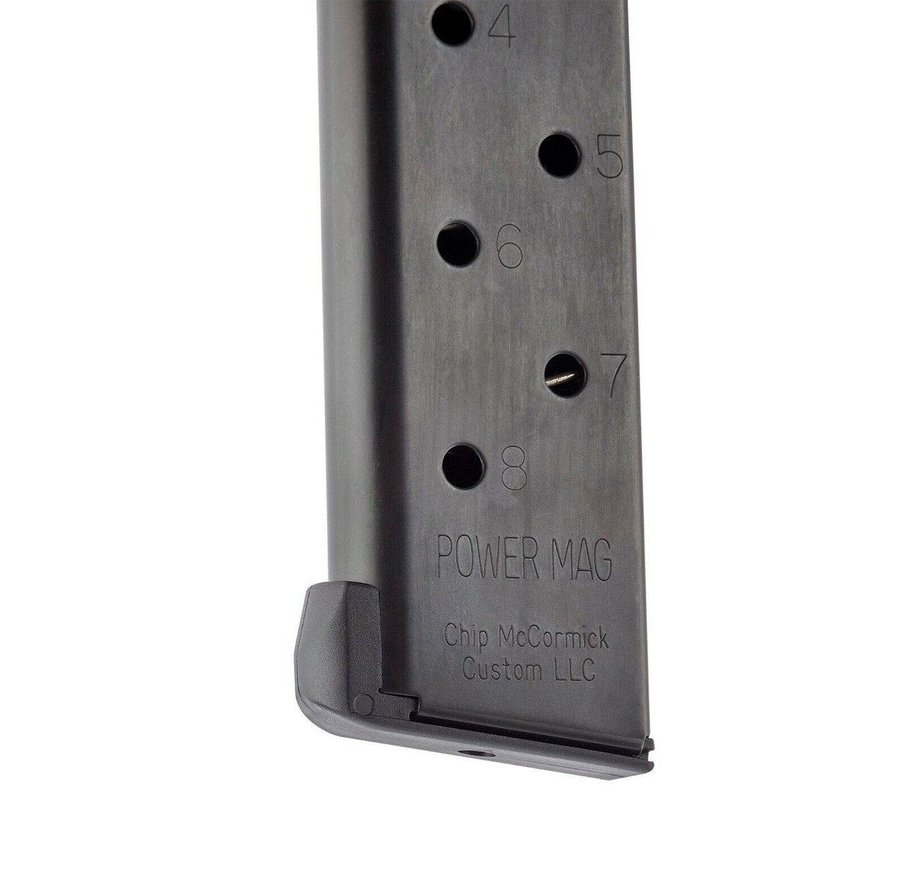 Chip McCormick 1911 Compact Power Mag / 45 ACP 8 Round Black M-PM-45CP8-B 16132