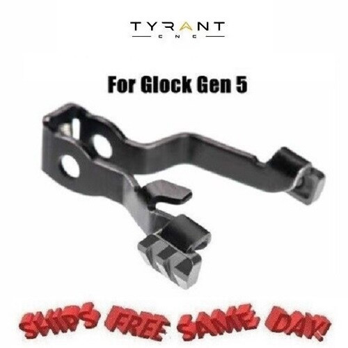 Tyrant CNC Glock Gen 5 Extended Slide Release, GREY NEW! # TD-GSTOP-5-G