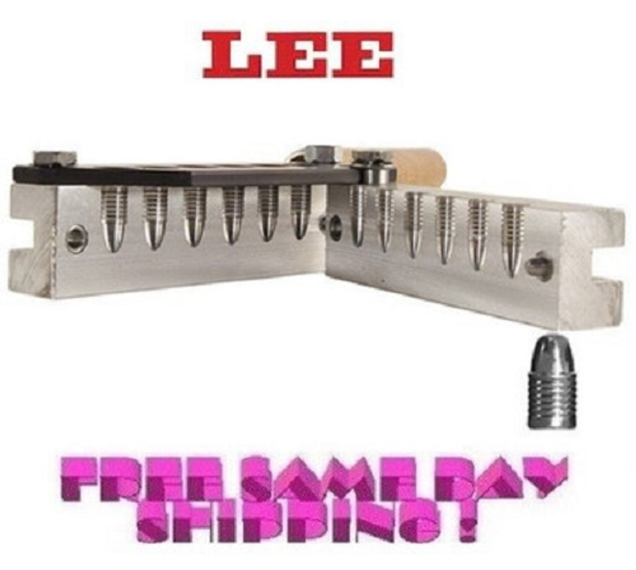 Lee 6-Cavity Bullet Mold 38 Special/357 Magnum/38 Colt New Police/38 S&W #90319