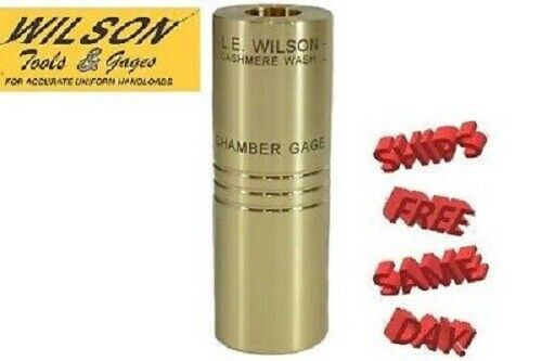 L.E. Wilson Minimum Chamber Gauge, Brass for 357 Sig NEW!! # MDG-357S