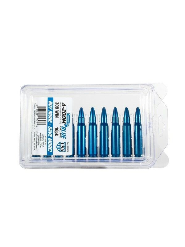 A-ZOOM Centerfire Rilfle Value Pack for 308 Winchester, BLUE New! # 12328