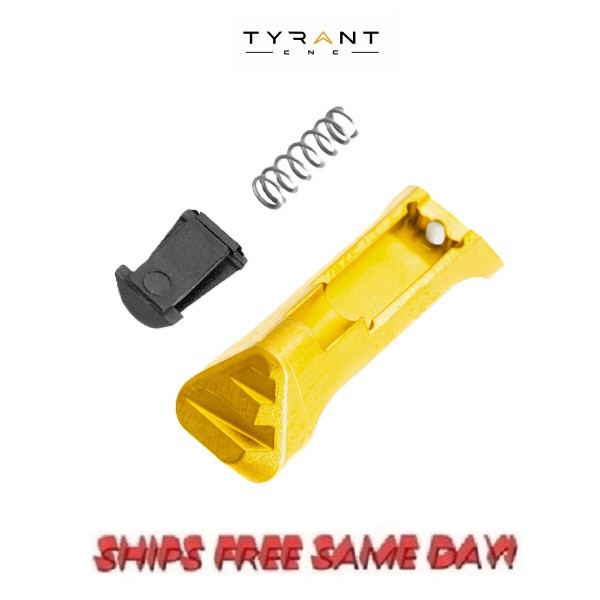 Tyrant CNC Extended Mag Release for Sig Sauer P365, GOLD # TD-P365E-Gold