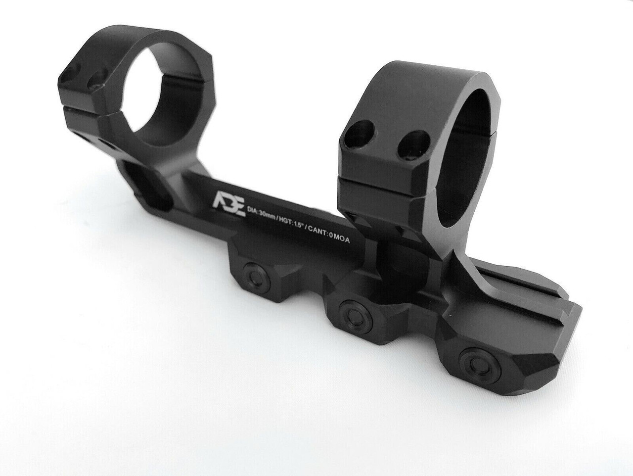Ade Optics Easy-Clamp Offset Cantilever One Piece Riflescope Mount - 30m #PS001