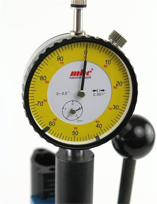 K&M / LE Wilson Arbor Press with Standard Force Measurement Ram & Dial Indicator