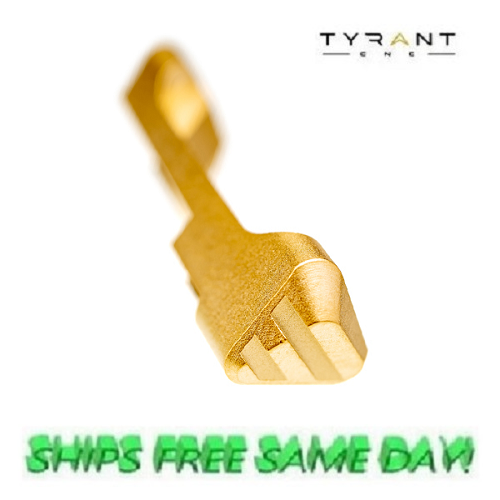 Tyrant CNC Extended Mag Release for Sig Sauer P320, Gold # TD-P320E-Gold