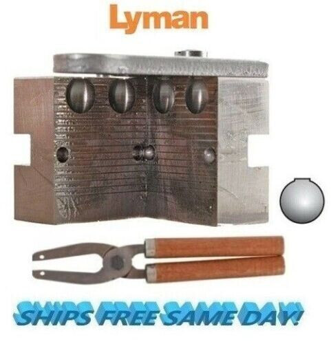 Lyman 2 Cav Mold w/ Handles for 45 Cal, 445 Dia, Round Ball NEW # 2665445