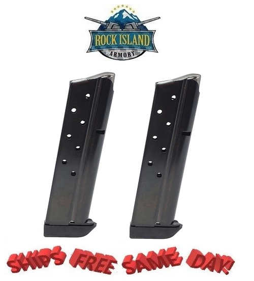 Rock Island/Armscor TWO  1911 10mm, 8 Round, Blued Finish, METALFORM Mag 10-777