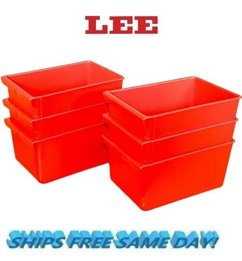 Lee Reloading Stand Hanging Bins, Polymer, Red 6PK NEW!! # 91868