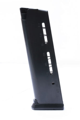 Wilson Combat FOUR 1911 Magazines .45 ACP, FS,8 Round, ETM Base Pad, 500B(4)