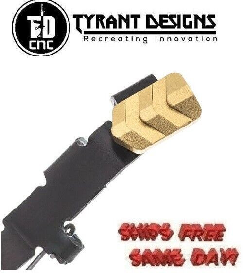 Tyrant Designs Glock Gen 2-4 Extended Slide Release, GOLD   # TD-GSTOP-24-GOLD