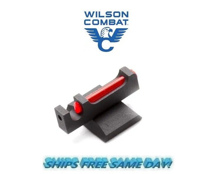 Wilson Combat Snag Free Front Sight, 1911, Red Fiber Optic, .180" # 367CFOR180