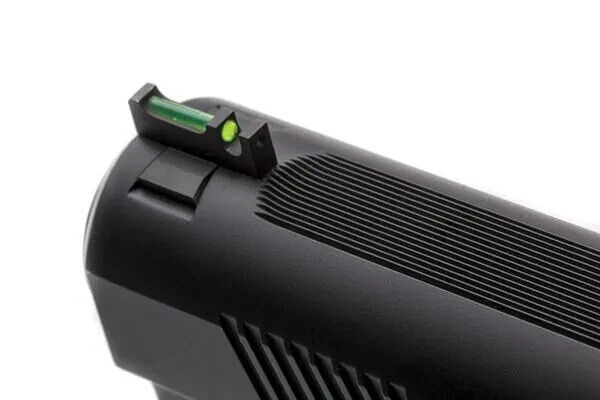 Wilson Combat Front Sight, 1911, Snag Free, Green Fiber Optic, .200 # 367CFOG200