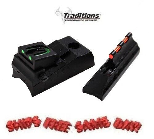Traditions Fiber Optic Peep Sight for traditions & CVA Straight Barrels # A1576