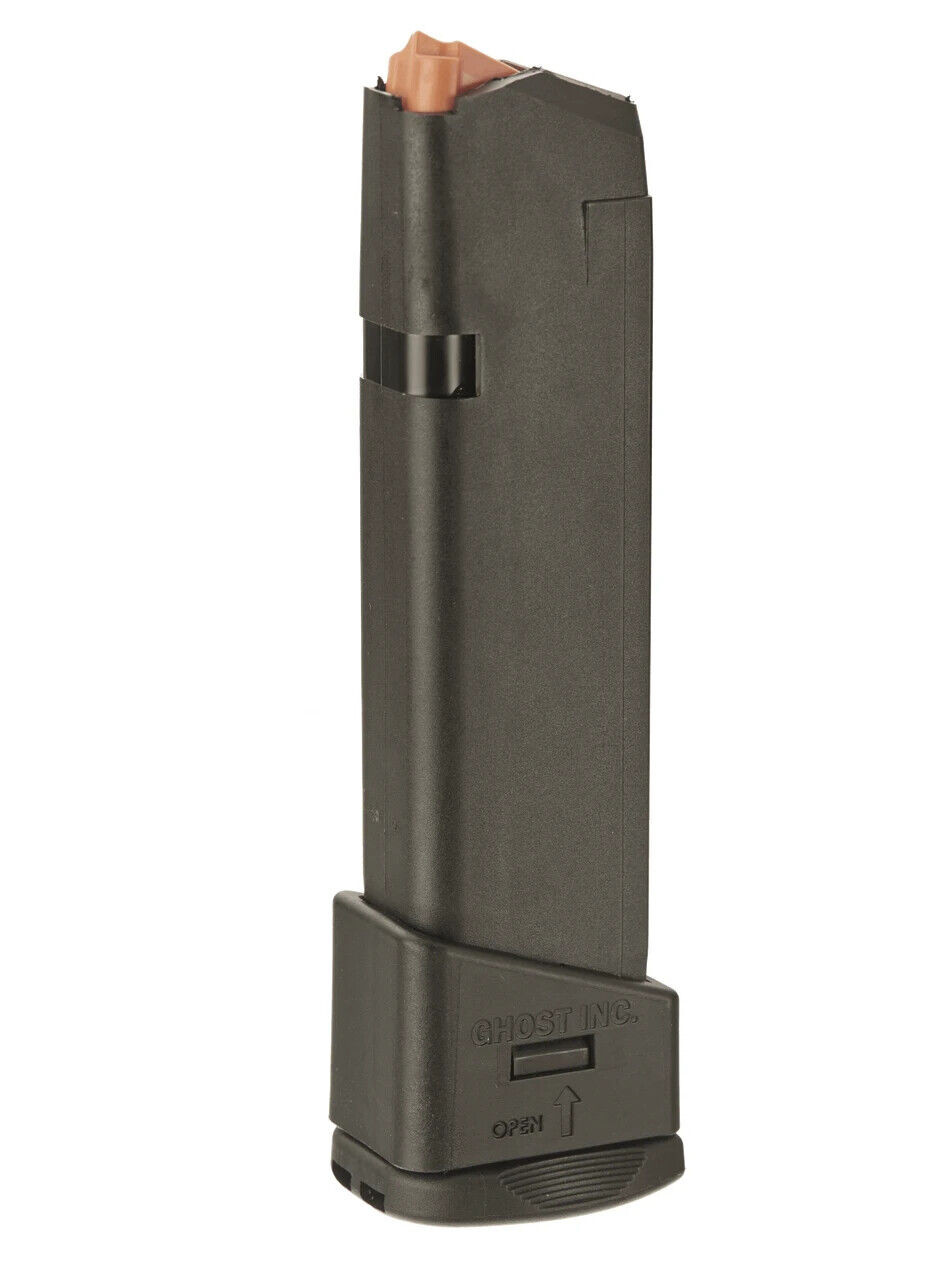 Ghost Inc Plus 6 MOAB for Glocks, Full Size Mags, BLACK # GHO_GL_PLUS6_BLK