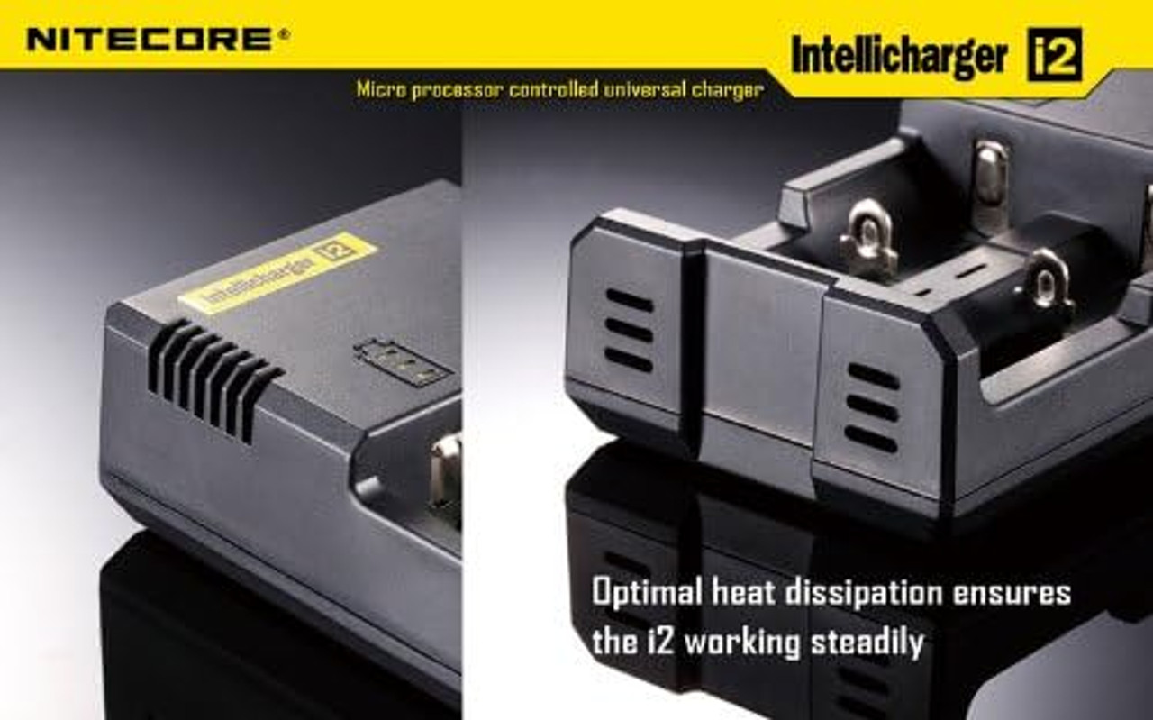 NiteCore i2 Intelli Charger for 2 Batteries, 2014 Version, 240 Volt NEW! # i2