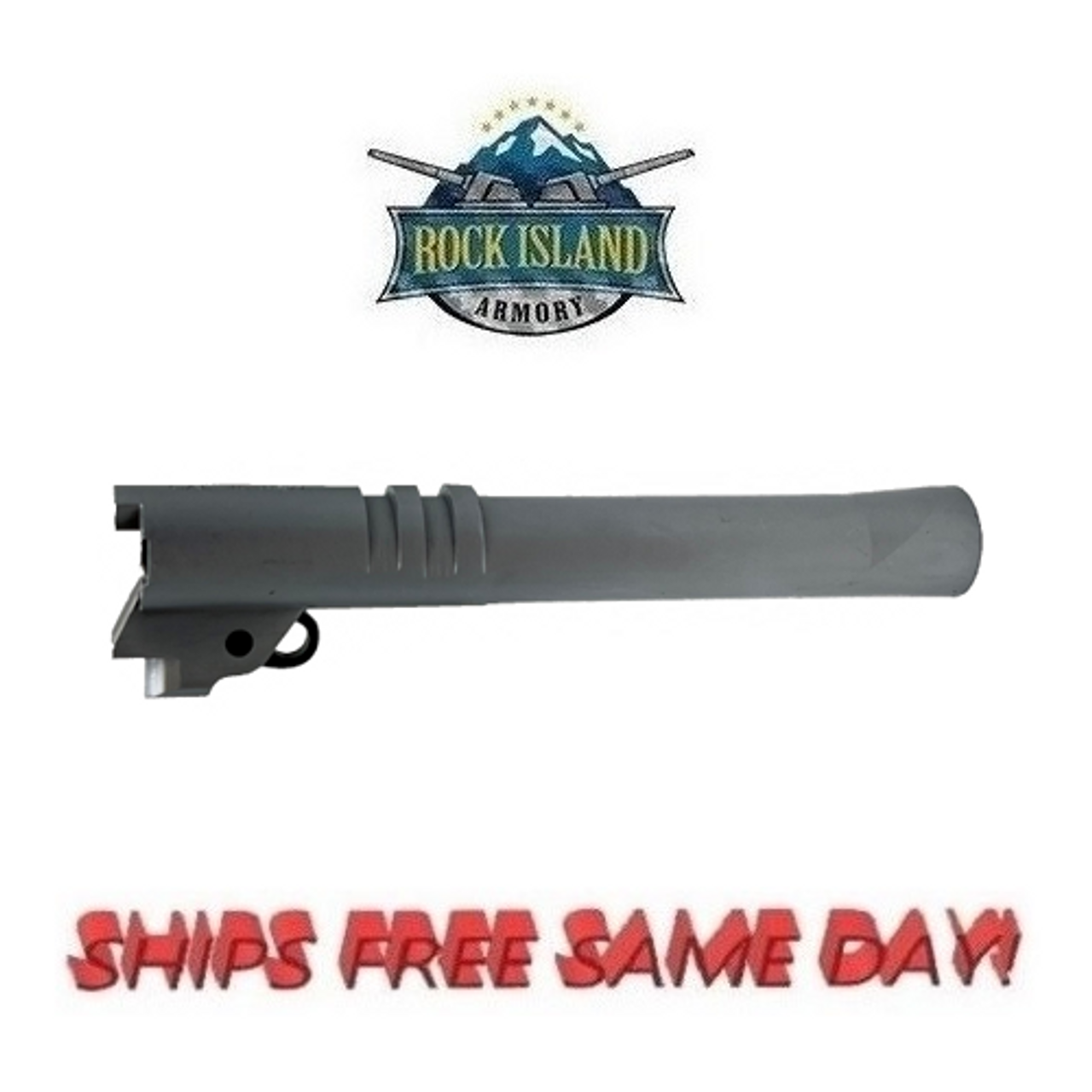 Rock Island 1911 Govt Model 5" FS BARREL for 40S&W, Ramped, Bull 4001RBMA-A-NS