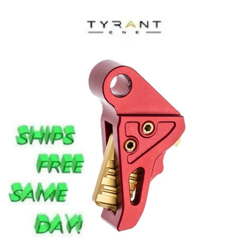 Tyrant CNC I.T.T.S HellCat/Pro Trigger Red, Gold NEW # TD-HCATTRIG-RED/GOLD