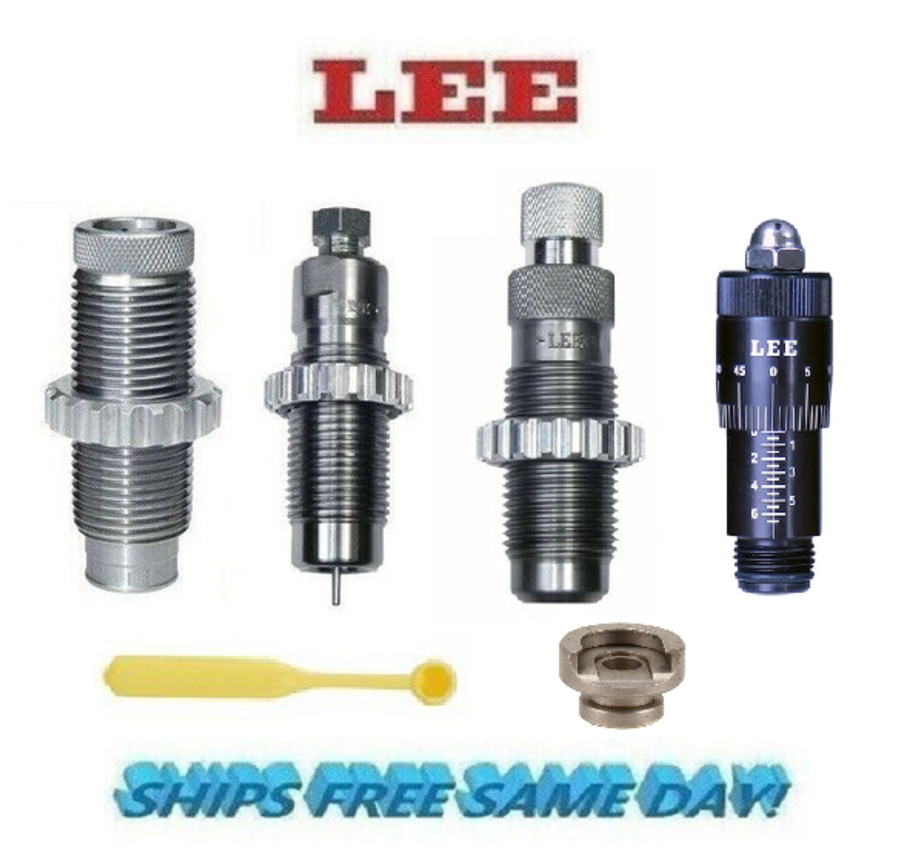 Lee Pacesetter 3-Die Set for 350 Legend with Micrometer Adjust Screw # 90078