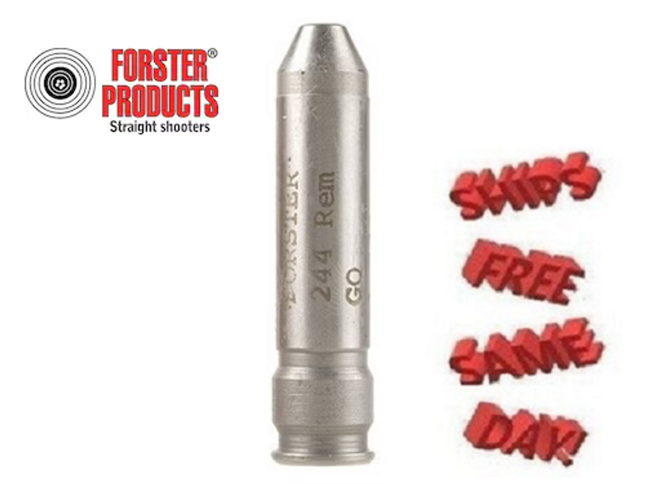 Forster Headspace Go Gauge for 6mm Rem, 244 Rem NEW! # HG0244G