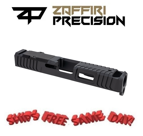 Zaffiri Integrated Blowhole System Slide for Glock 43/43X, RMCs # ZPS.B.43.BLK