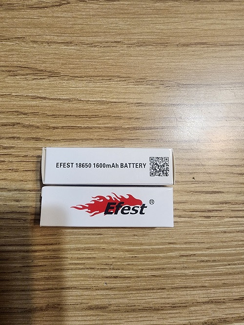Efest IMR18650 1600mAh, 30Amp, 3.7V LiMn Battery, 2 PACK  NEW! # EFESTIMR18650