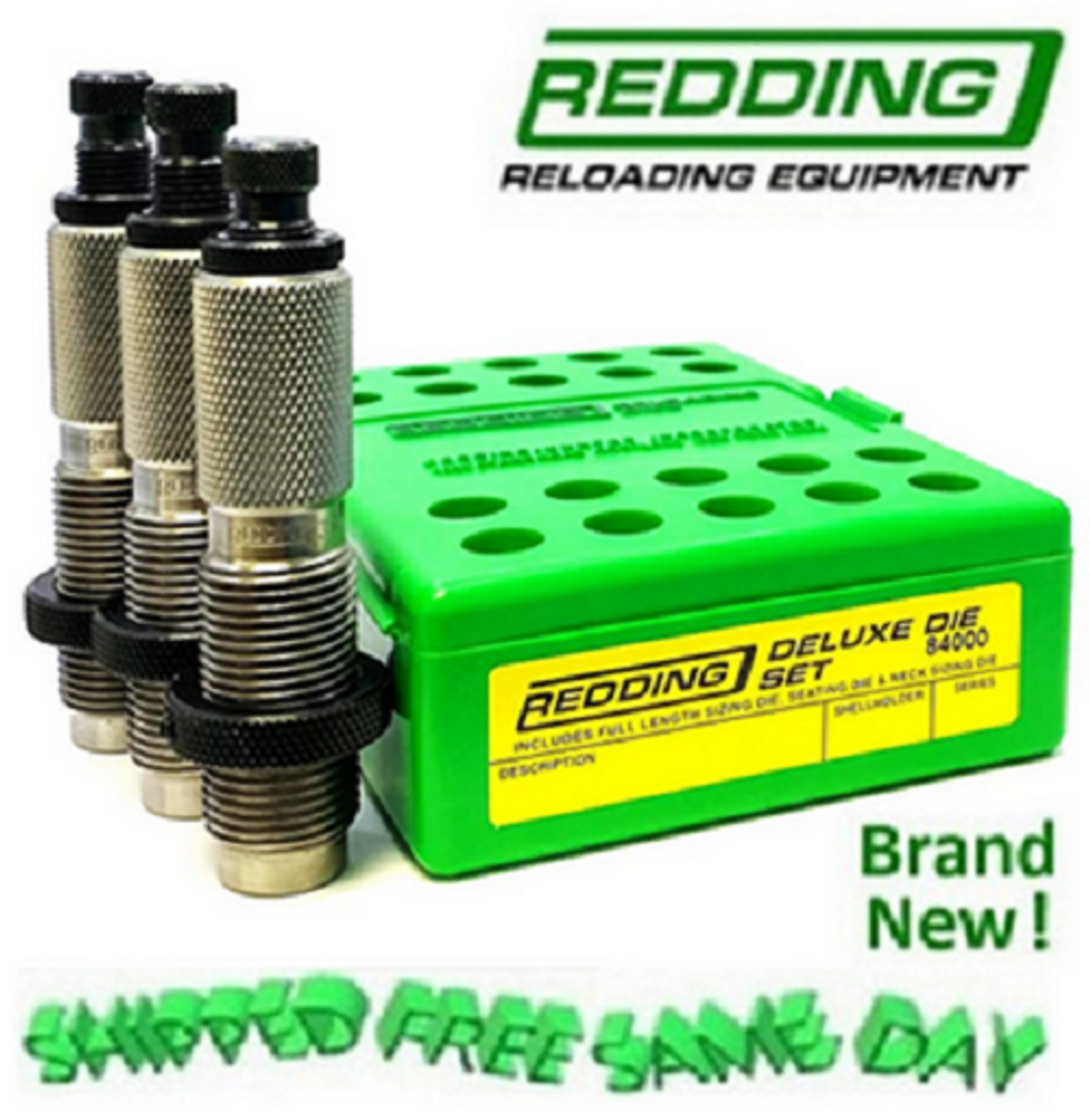 Redding Deluxe 3 Die Set for 6mm GT BRAND NEW! # 84199 Redding Deluxe 3 Die Set for 6mm GT BRAND NEW! # 84199