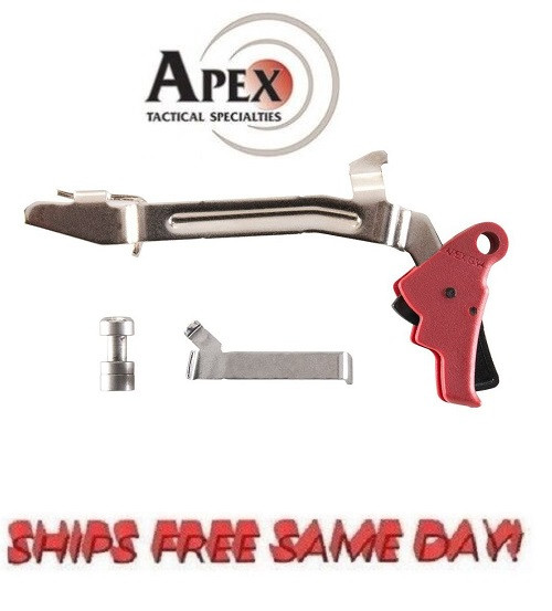 Apex Polymer Action Enhancement Kit for Glock Gen 3/4, RED NEW! # 102-P155