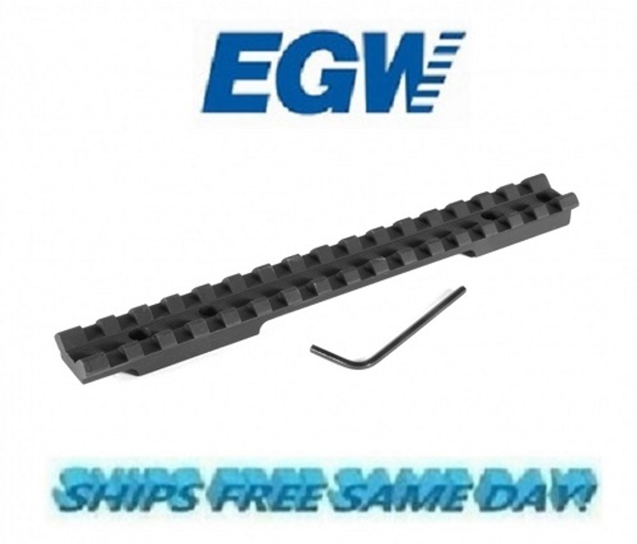 EGW Savage Accutrigger (Round Back) Short Action Picatinny Rail 0 MOA # 41000