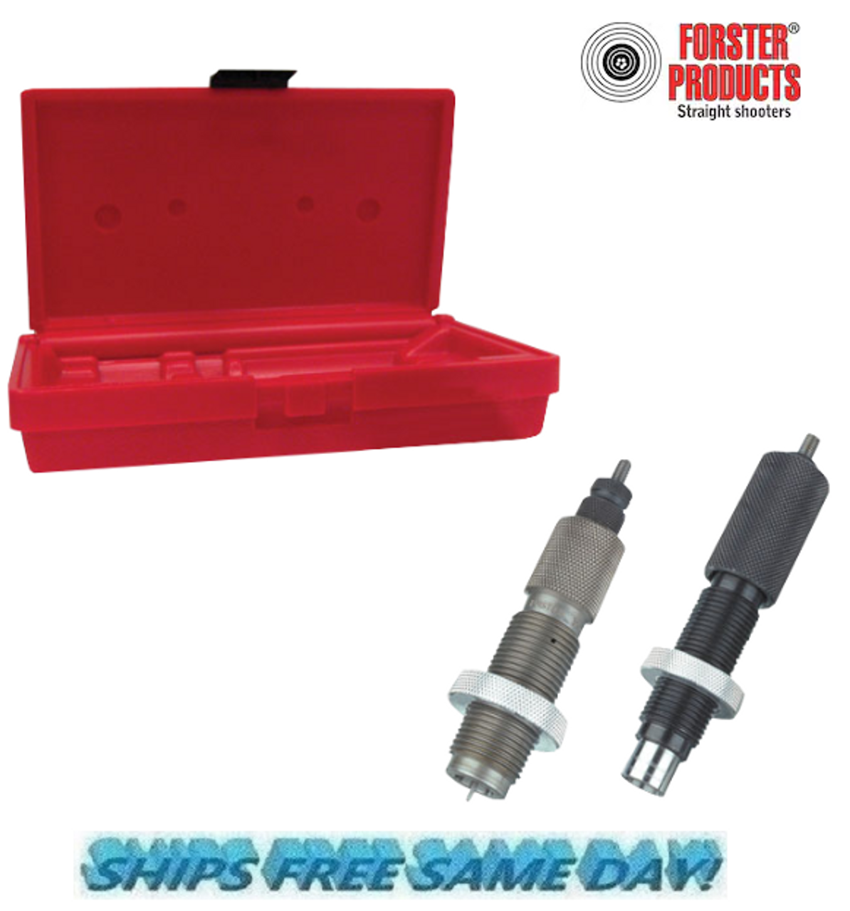 Forster Bench Rest 2 Die Set w/Seating and Sizing Die for 6.5 Grendel # 004256