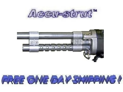 Accu-Strut Stainless Steel Xdrill 6" w/2 Clamps Fits Ruger Mini-14 30 # XDRILL-S