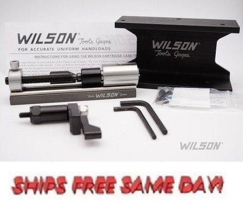 L.E. Wilson Regular Stop Stainless Case Trimmer Kit NEW! # CTS-RKITU