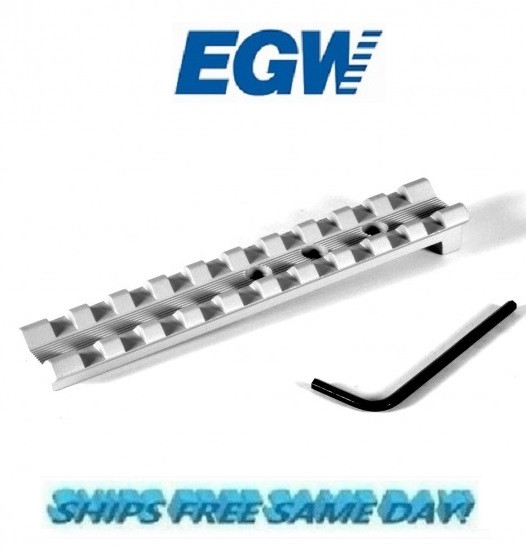 EGW Silver Smith and Wesson (S&W) Revolver Picatinny Rail NEW! # 49104