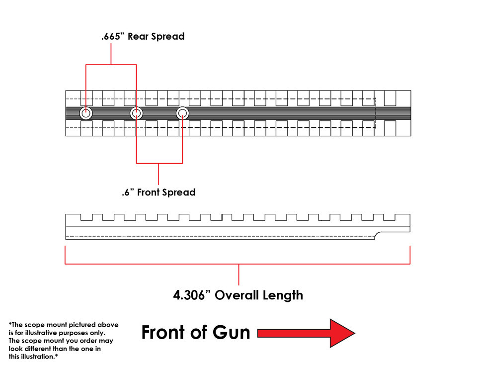 EGW Silver Smith and Wesson (S&W) Revolver Picatinny Rail NEW! # 49104