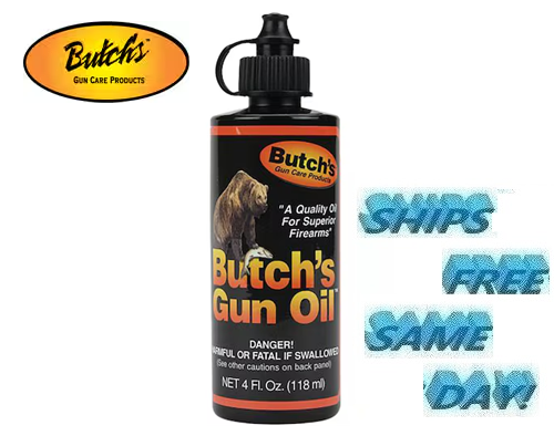 Butch's Gun Oil 4 oz Liquid NEW! # 02948