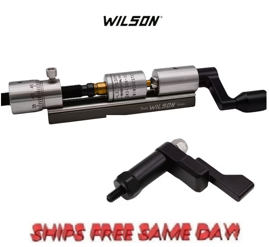 Le Wilson Case Trimmer w/ Micrometer Adjustment and Case Holder Clamp # CTSS-MIC