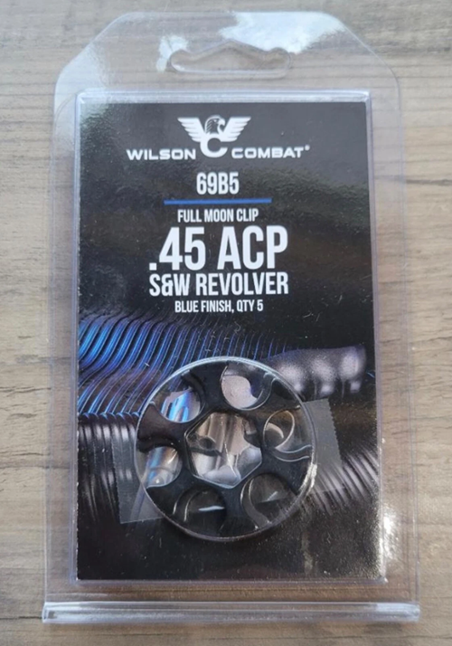 Wilson Combat 45 ACP Full Moon Clips, Blued, 5 Pack NEW! # 69B5
