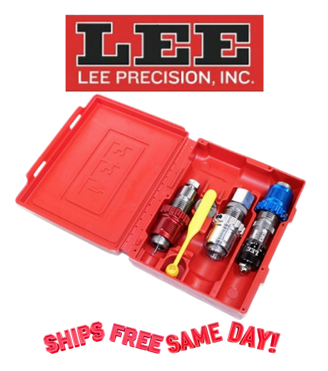 Lee Breech micrometer Carbide 3-Die Set for 45 Colt (Long Colt) NEW! # 91884-m