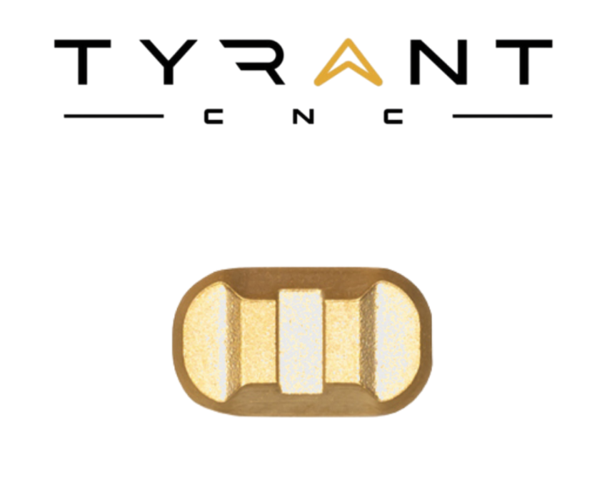 Tyrant CNC Echelon Extended Magazine Release, Gold NEW! # TD-ECHEMR-GOLD