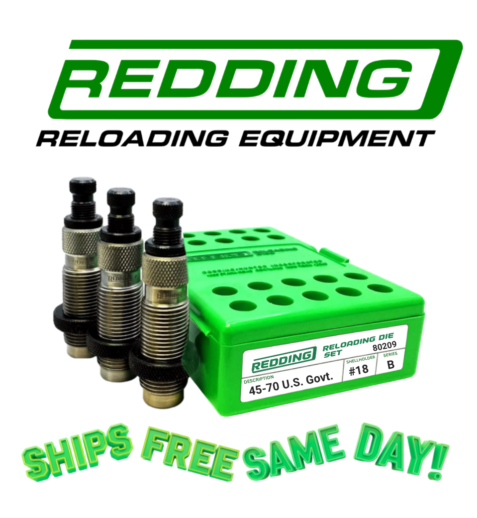 Redding Full Length 3 Die Set for 45-70 Government NEW! # 80209