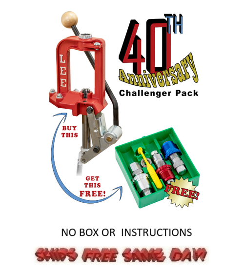 Lee Breech Lock Challenger Press with 3 Die Set for 9mm Luger NO BOX # 92134