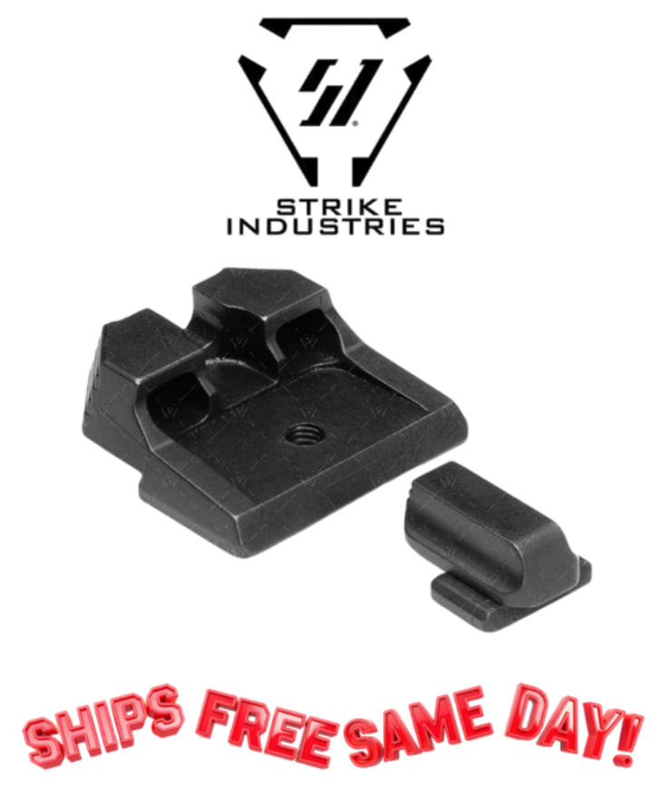 Strike Industries Iron Front & Rear sights for M&P9 Standard Height New!