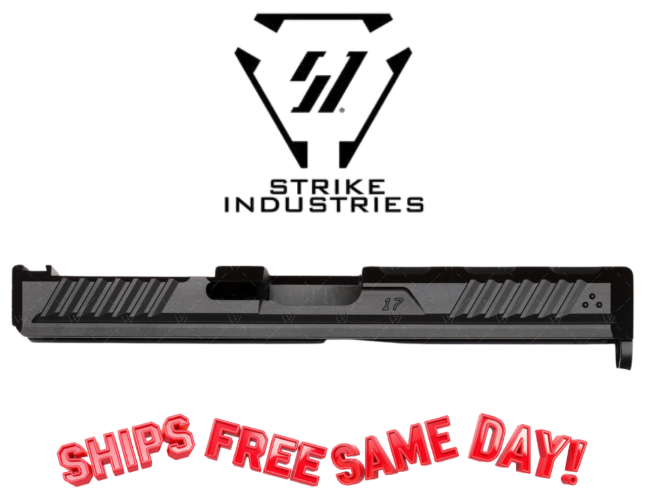 Strike Industries LITESLIDE for GLOCK G17 in Black New! SI-G-LITESLIDE-17-BK