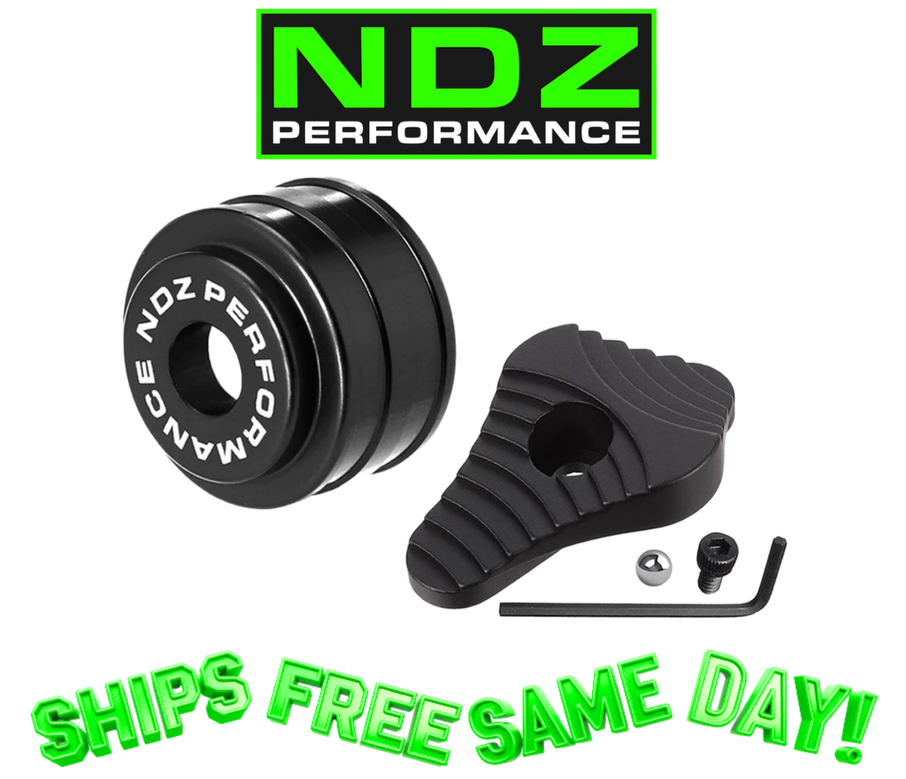 NDZ Mossberg 500 535 590 835 930 Safety & Follower NDZ-MOS-ES-V2-FOL-001-BLK