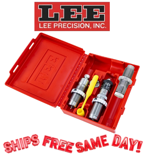 Lee Micrometer 3 Die Set for 5.7x28 w/Bottle Neck Factory Crimp Die 90603+90725