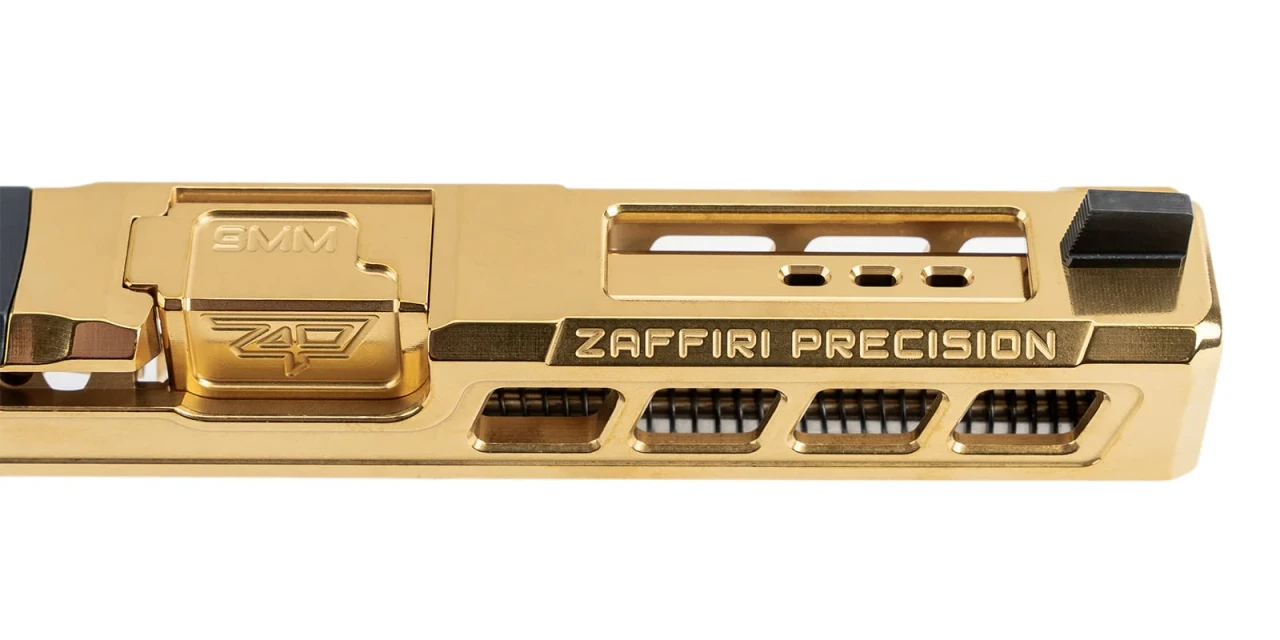 Zaffiri Top Ported Barrel for Glock 17 Gen 1-4 - Gold New! BA-G17G14-TP-GLD