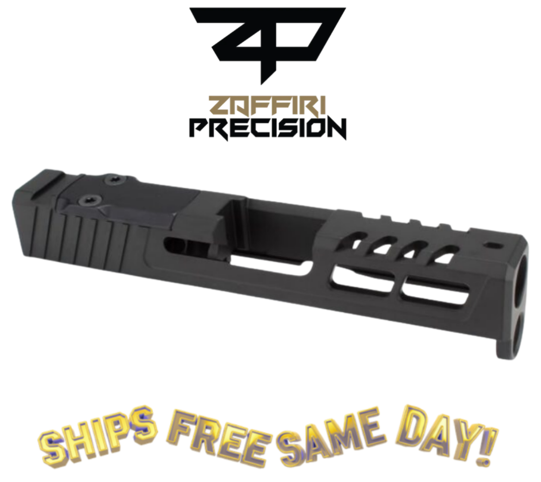 Zaffiri ZPS2 Slide for Glock 43 / 43x - Black Cerakote New! SL-G43-ZPS2-RMSC-BLK
