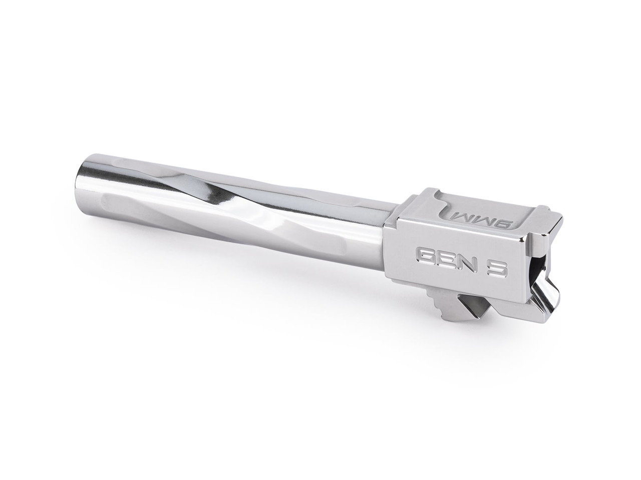 Zaffiri Flush and Crown Barrel Glock 17 Gen 5 Polished Stainless BA-G17G5-FC-SS